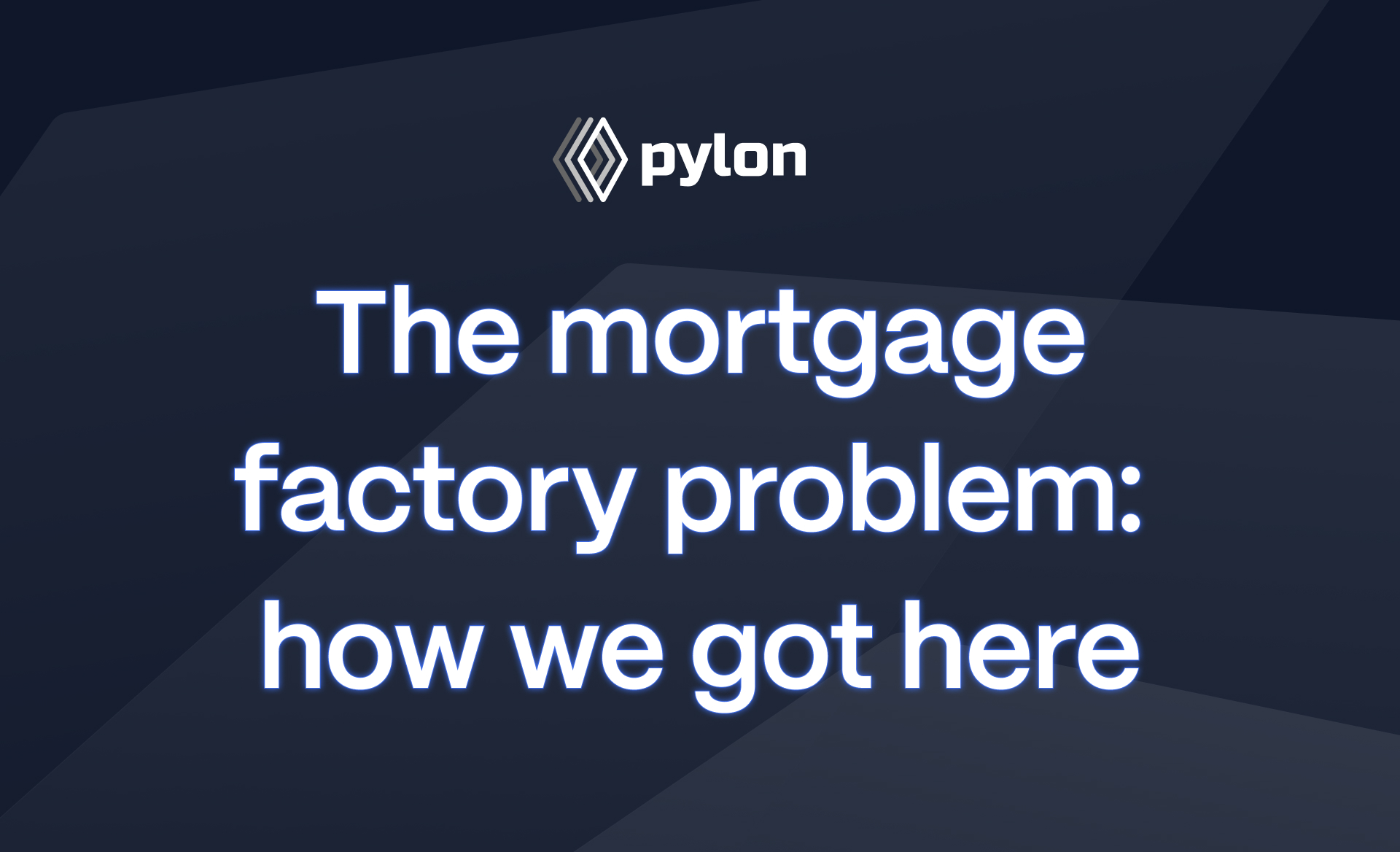 A brief history of the mortgage factory problem